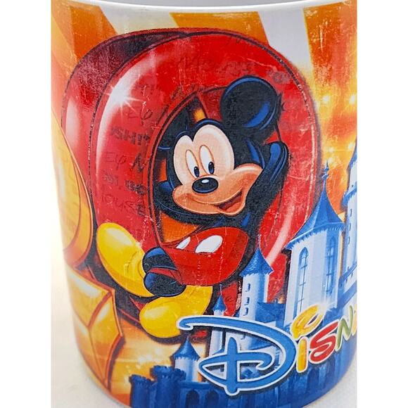 MUG-DISNEY-JERRY LEIGH DESIGN-2013-Disney Parks-Pluto-Mickey-Donald-Goofy-16 OZ - Picture 13 of 16